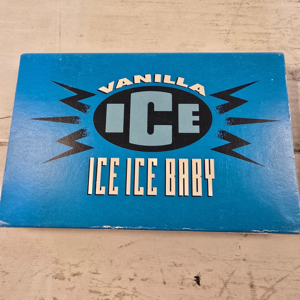 Vintage 90's Vanilla Ice Ice Ice Baby Cassette Single 1990 SBK Records Hip Hop